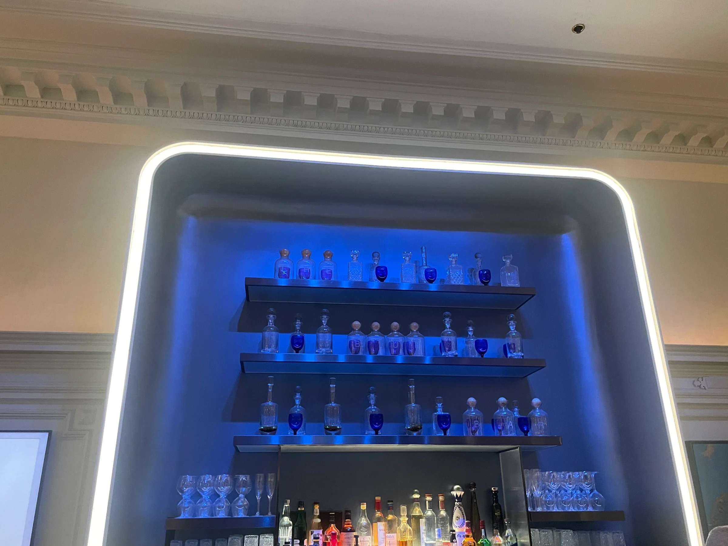 The Blue Bar, in its new spot