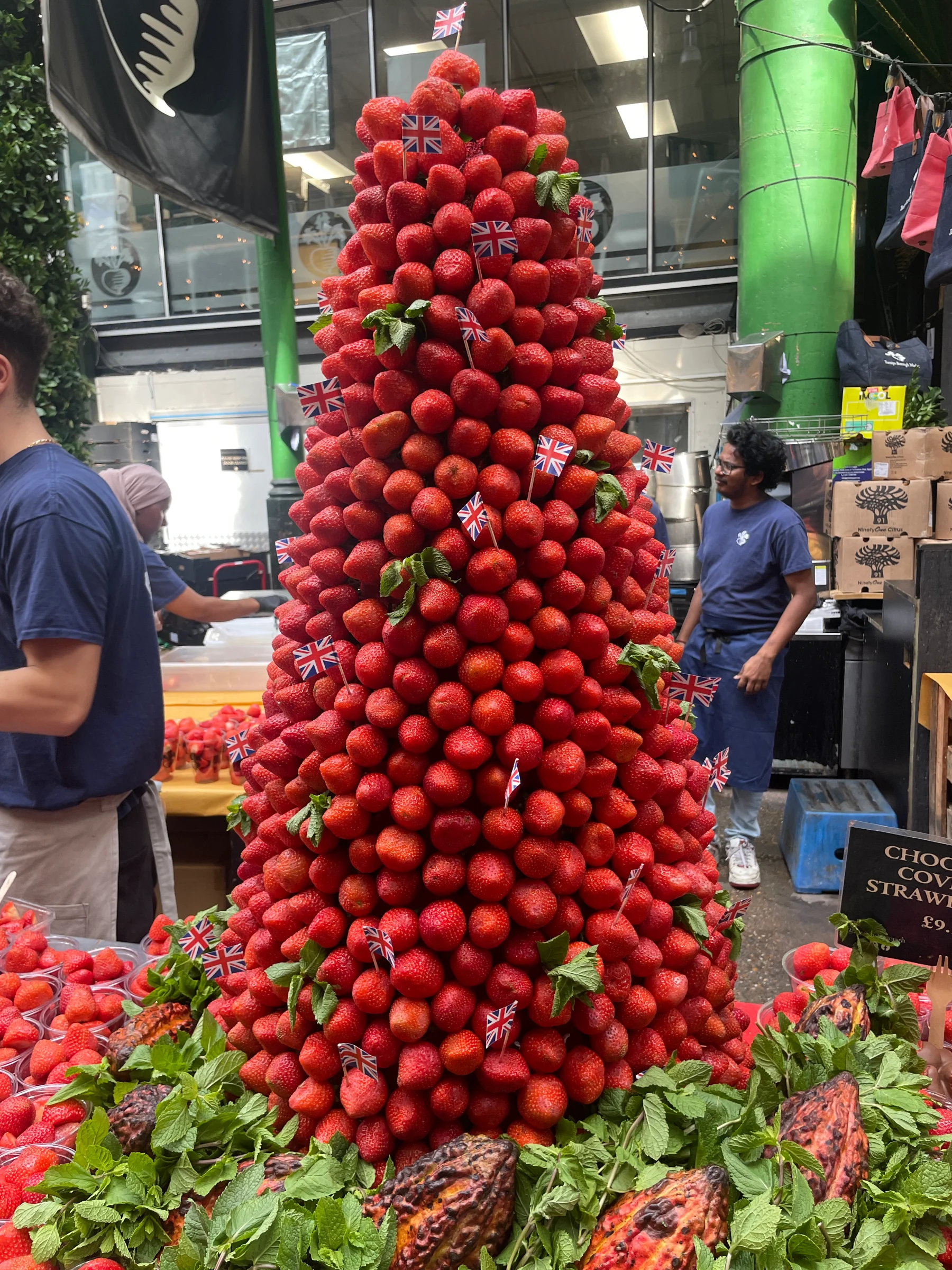 A strawberry Tower