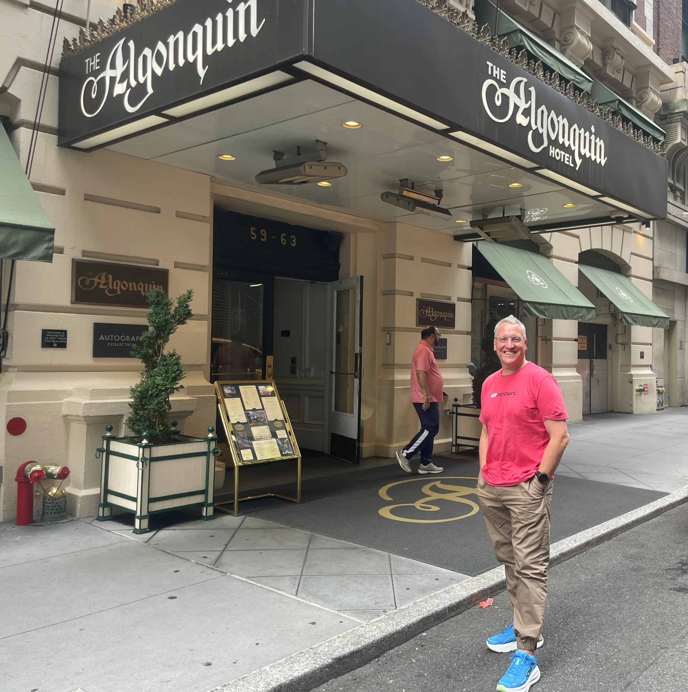 Arrived at the famous entrance